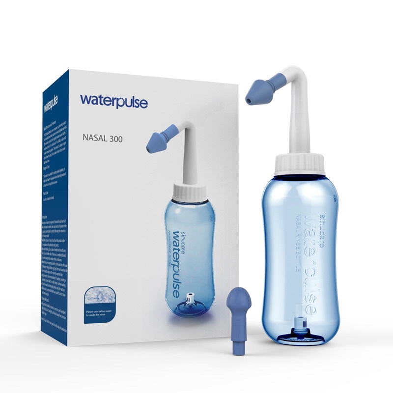 Bình rửa mũi Waterpulse 300 ml và hộp sản phẩm